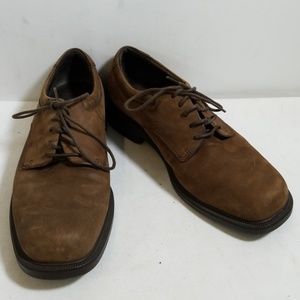 Rockport Brown Leather Oxfords Shoes Size 8M